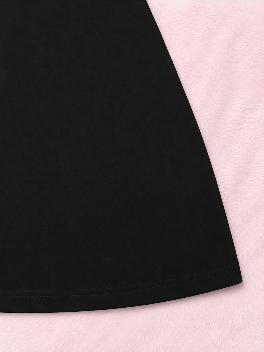 Kids Nike Black Dress with White Floral Swoosh